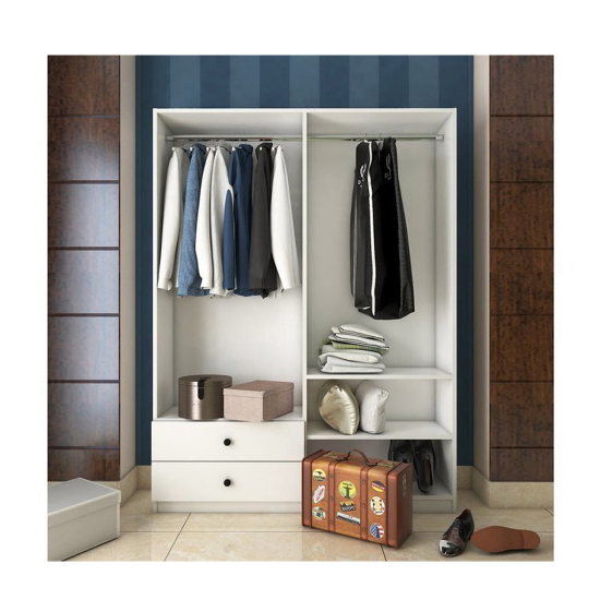 Wardrobe, 160 cm, White - TK-187