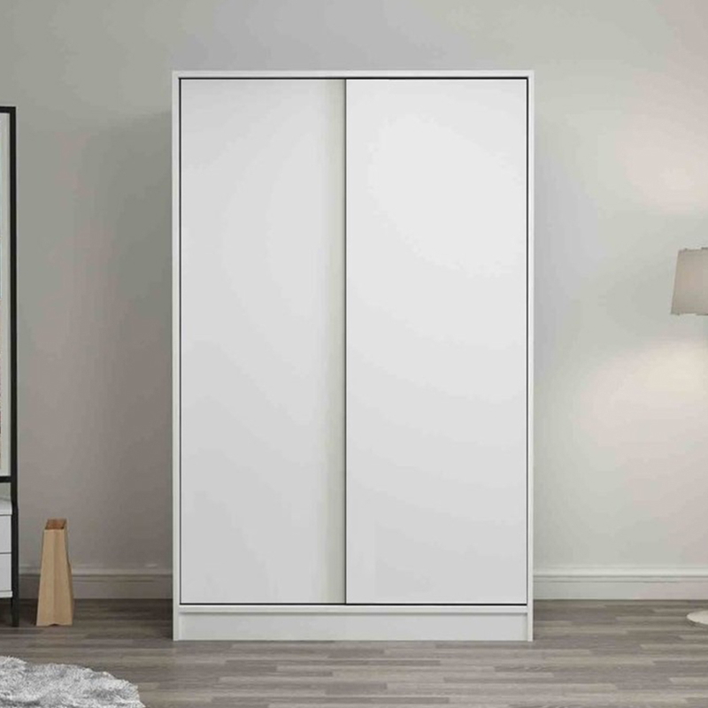 Wardrobe, 120 cm, White - TK-197