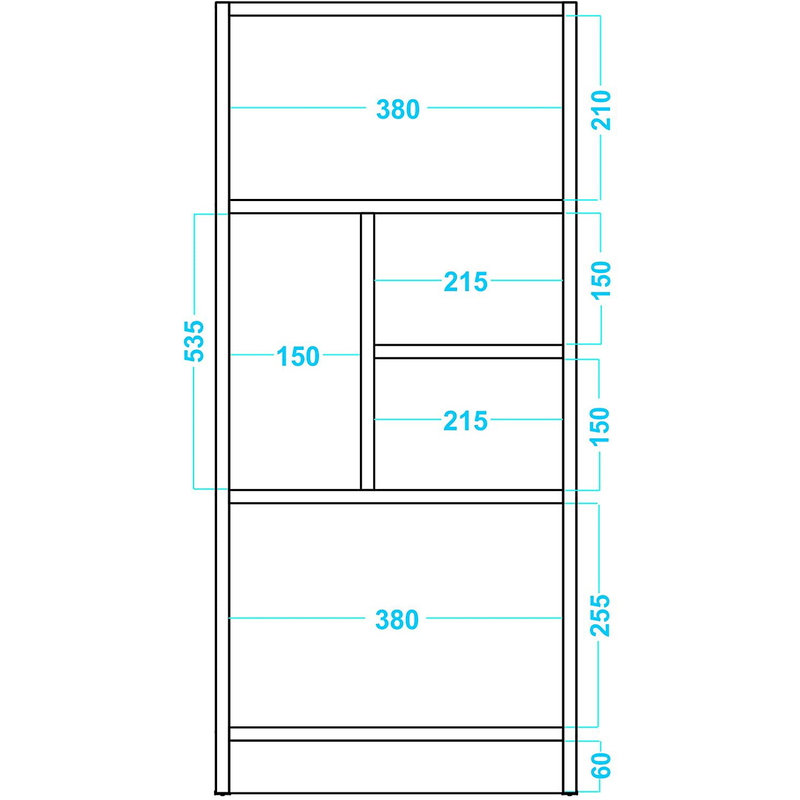 Bookcase - W8