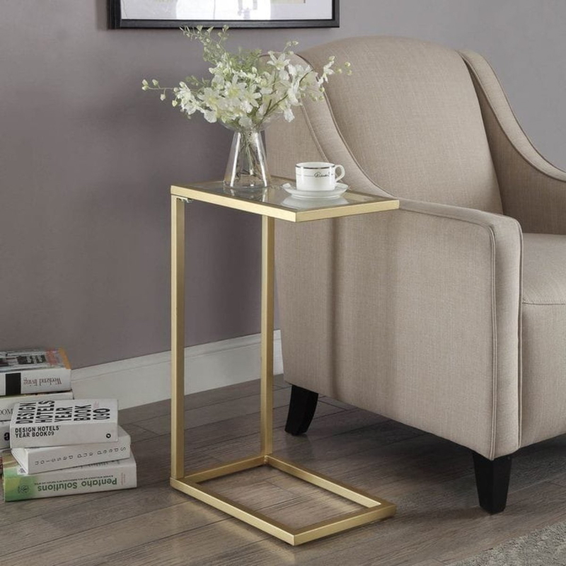 Golden Steel side Table - IM100
