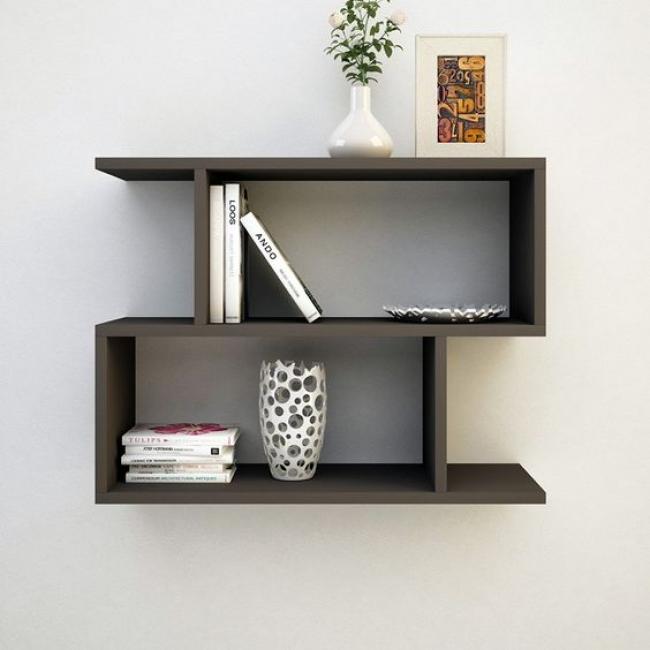 Wall Decor Shelf, 60 cm, Black - KM-EG19-45
