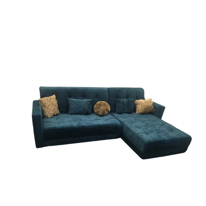 Corner Sofa Bed, Turquoise - AR8