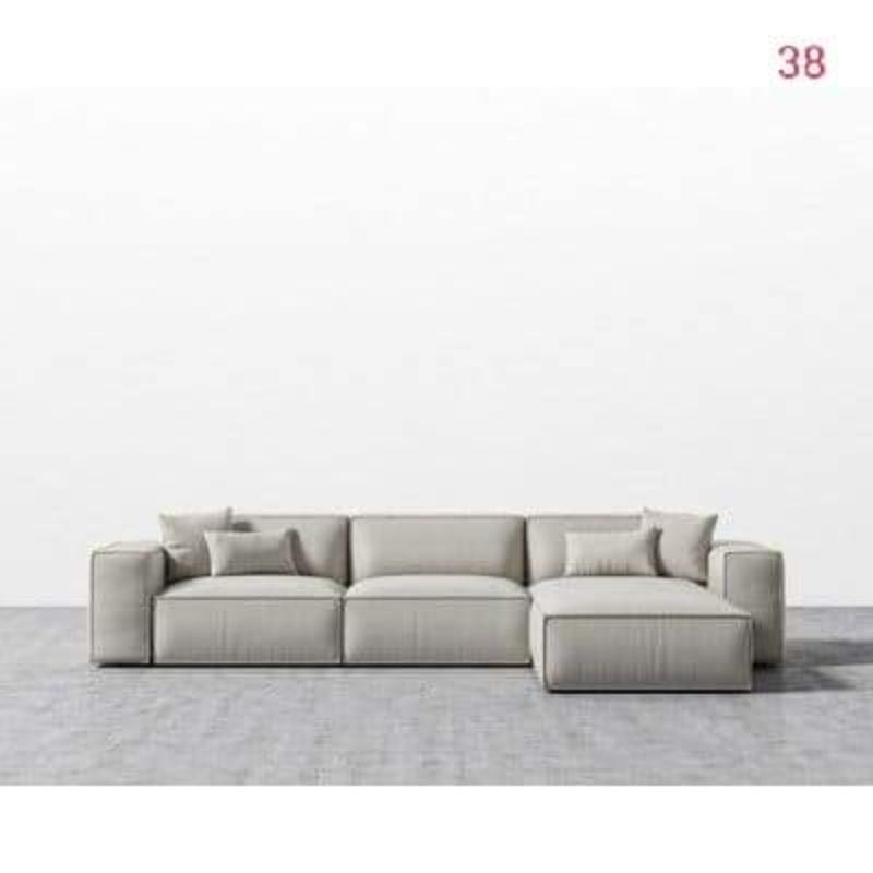 Corner Sofa, 280 cm, Light Grey - WR17