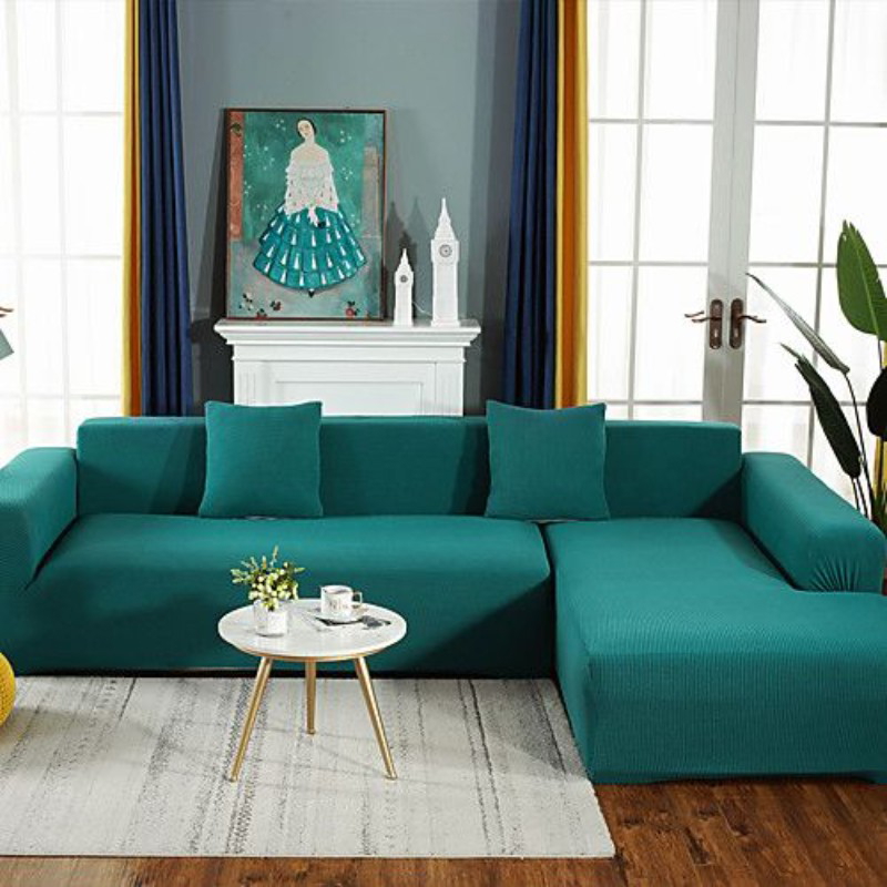 Corner Sofa, 235 cm, Turquoise - PLA10