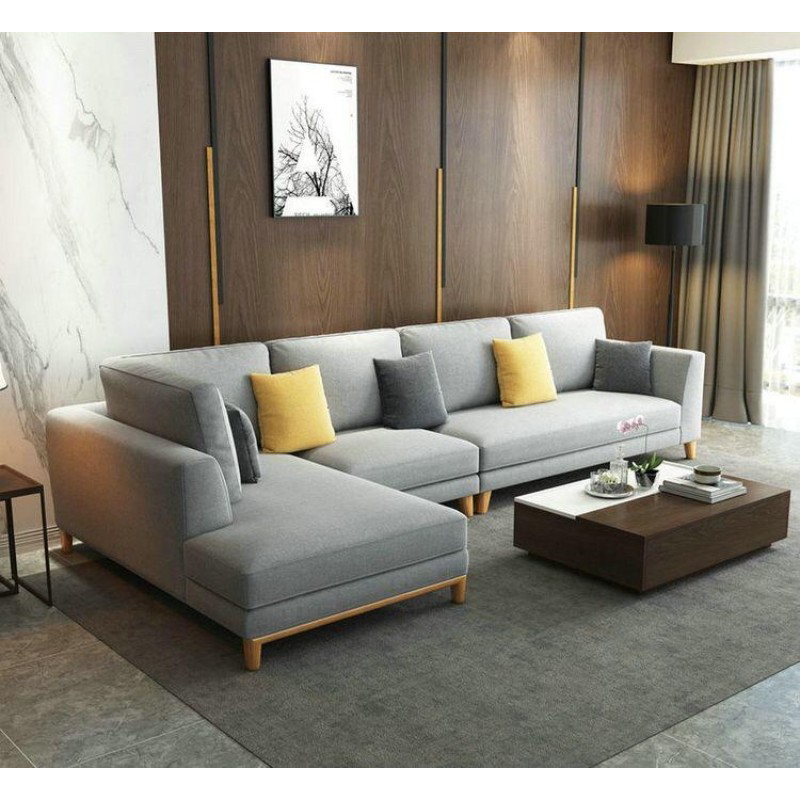 Corner Sofa, 270 cm, Grey - PLA19