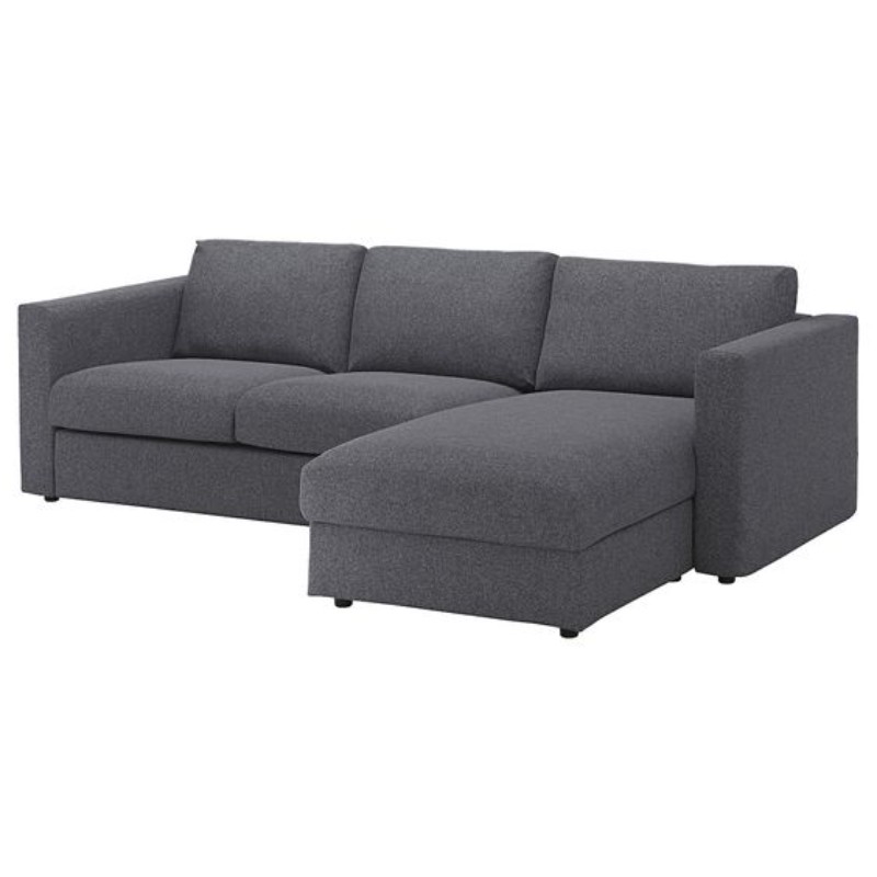 Corner Sofa, 245 cm, Grey - PLA21