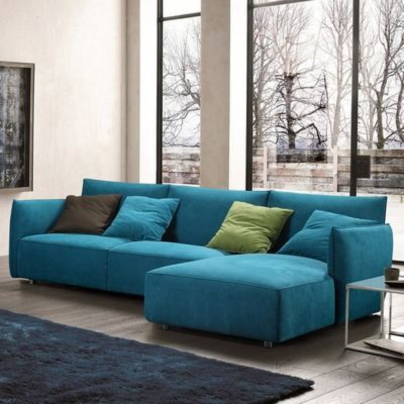 Corner Sofa, 240 cm, Blue - PLA22