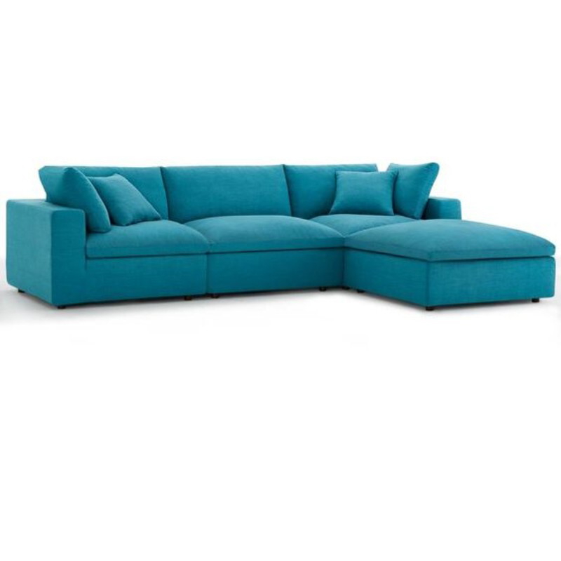 Corner Sofa, 280  cm, Blue - PLA23