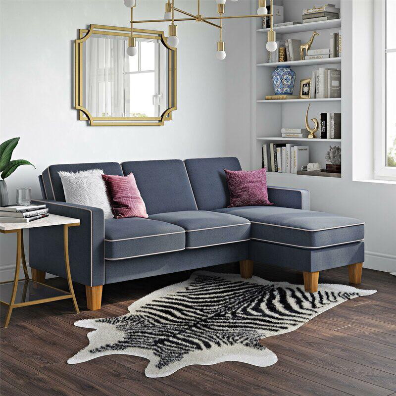 Corner Sofa, 265 cm, Grey - PLA30