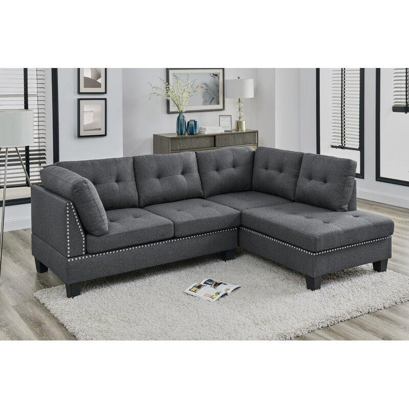 Corner Sofa, 320 cm, Grey - PLA32