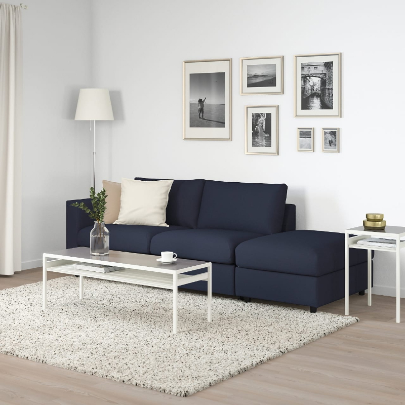 كنبة، 200 سم، أزرق داكن - KM-EG32-18