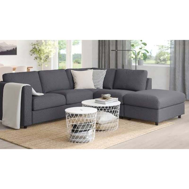 Corner Sofa, 250 cm, Grey - A23