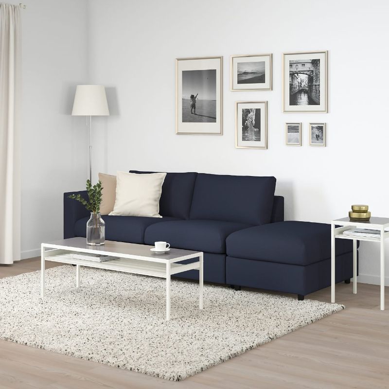 كنبة، 200 سم، أزرق داكن - KM-EG32-18