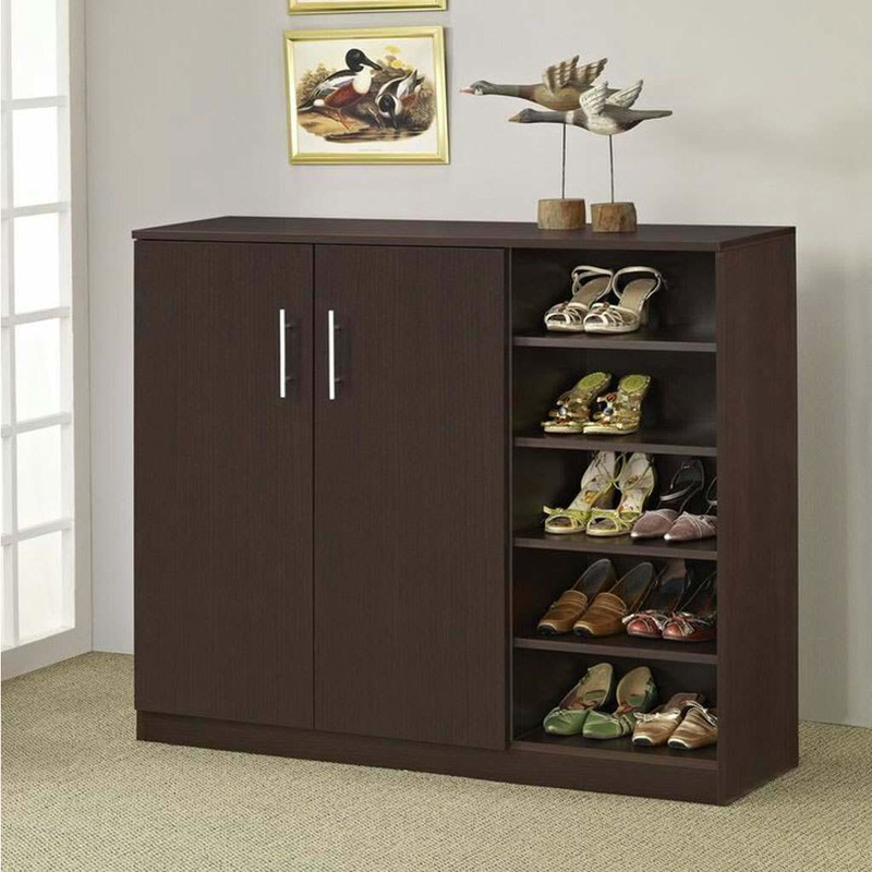 Shoe Cabinet, 100 cm, Brown - D103