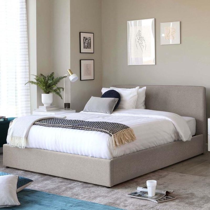 Bed, 180 cm, Velvet BD14 كيميت kemitt