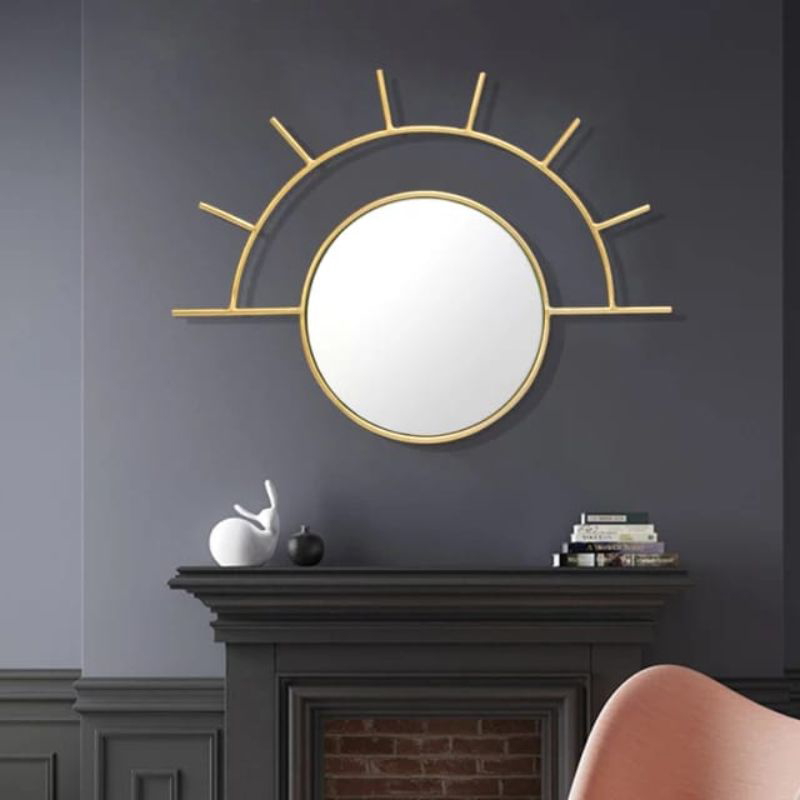Mirror, 80 cm, Gold - U31