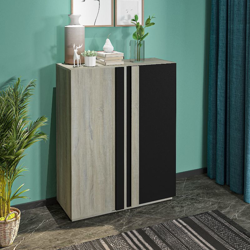 جزامة، 90 سم، اسود/خشبي - SC03