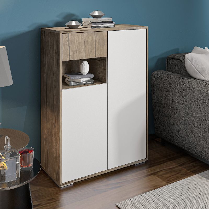 جزامة، 80 سم، خشبي/أبيض - SB01