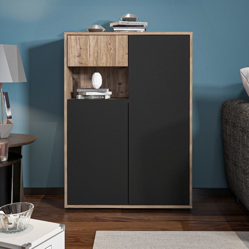 جزامة، 80 سم، خشبي/اسود - SB01