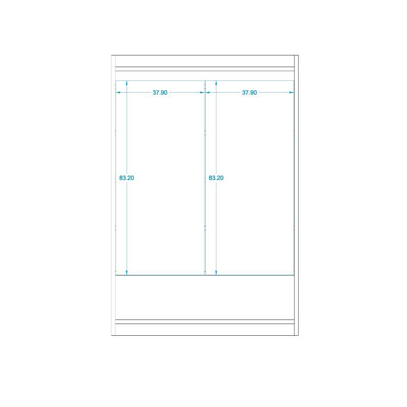 Shoe cabinet, 80 cm, Light wood/White - SB04