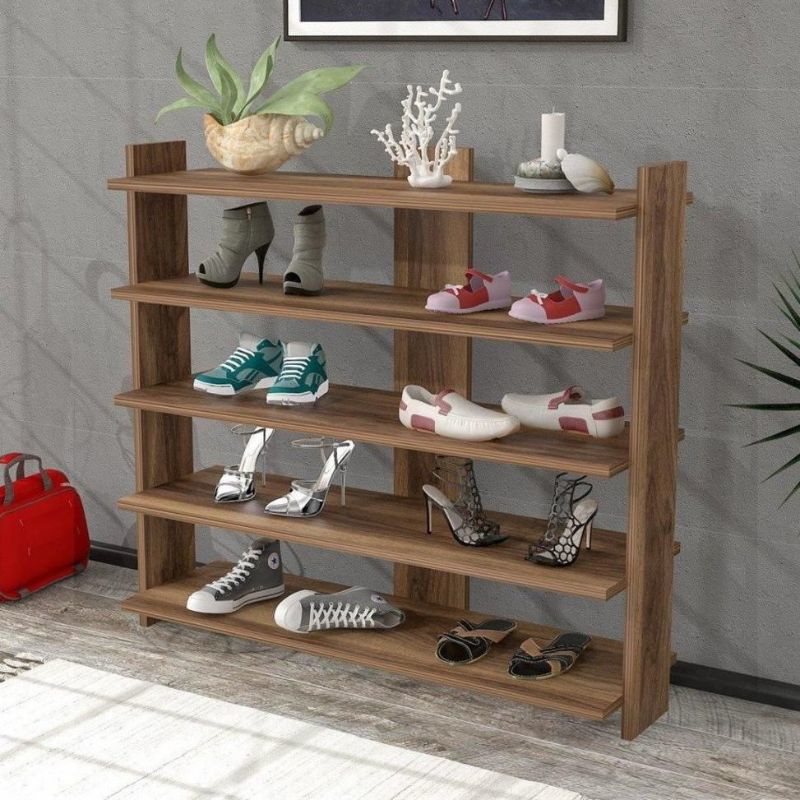 Shoe Cabinet, 80 cm, Brown - TA-038