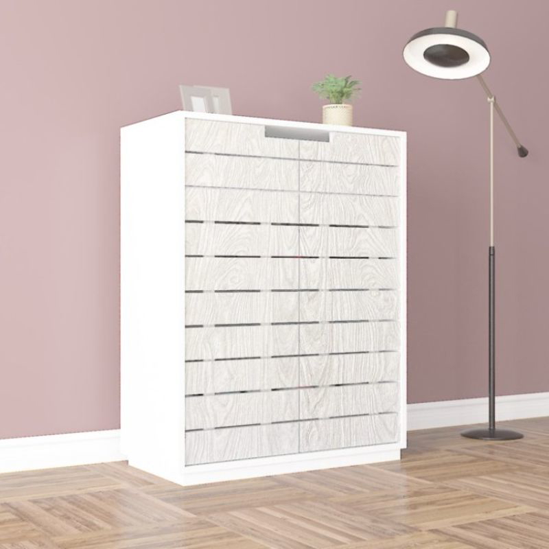 Shoe Cabinet, 80 cm, White - TA-0412
