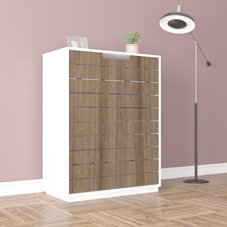 جزامة، 80 سم، أبيض/بني - TA-0413