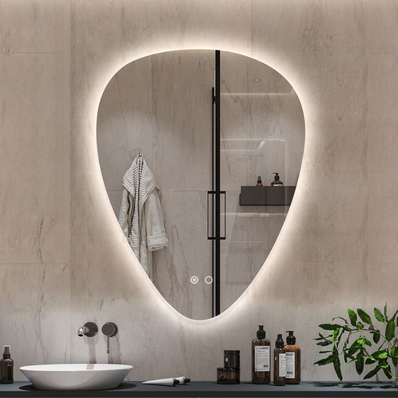 مرايا بيضاوية تاتش، 80×60 سم - M030