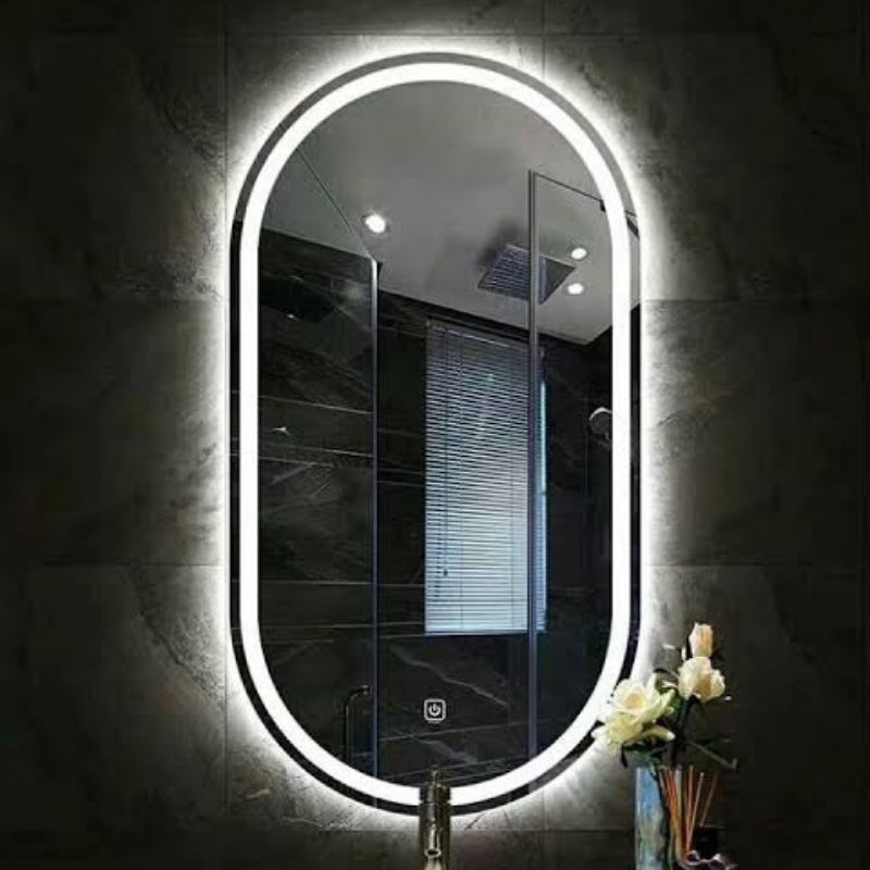 مرايا بيضاوية تاتش، 80×60 سم - M013