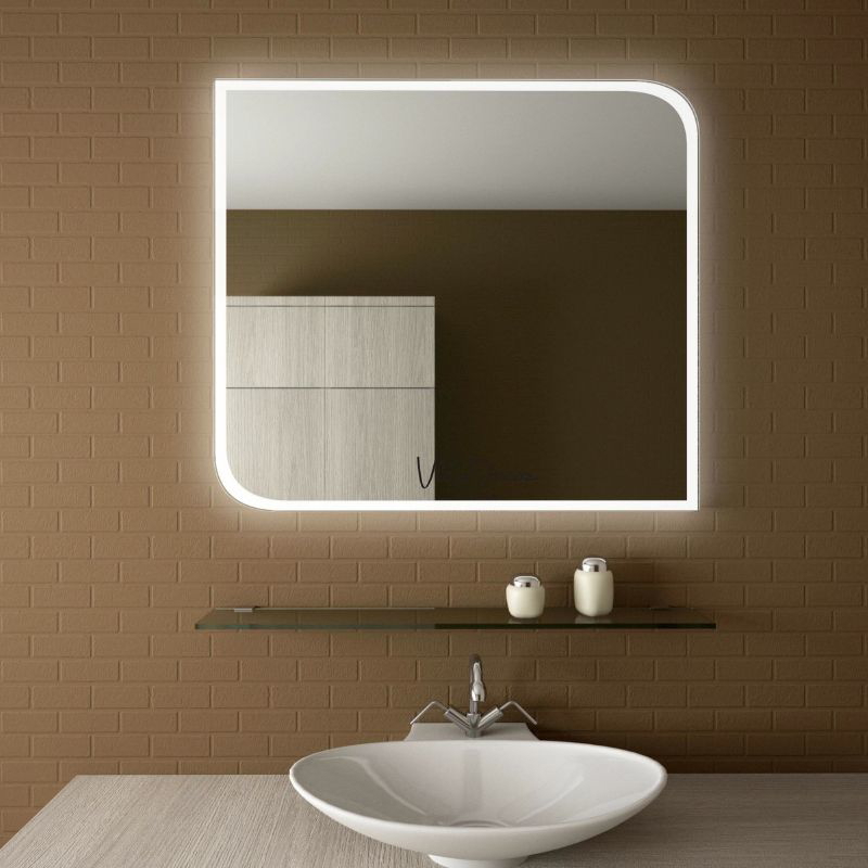 مرايا مستطيلة تاتش، 80×80 سم - N003