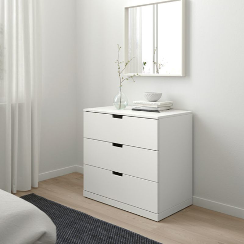 Drawers Unit, 50 cm, White - AD8