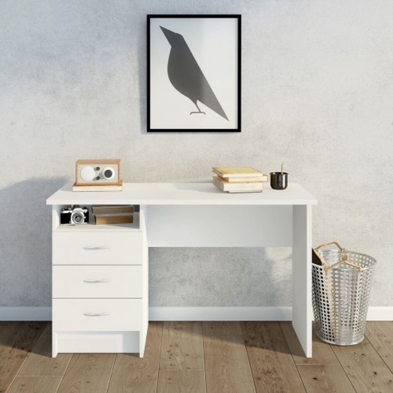Desk, 120 cm, White - KM-EG47-145