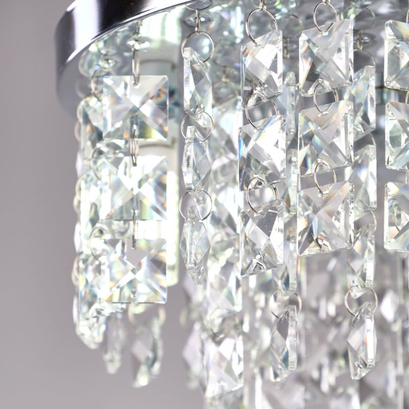 Chandelier Lamp, Silver - LP250