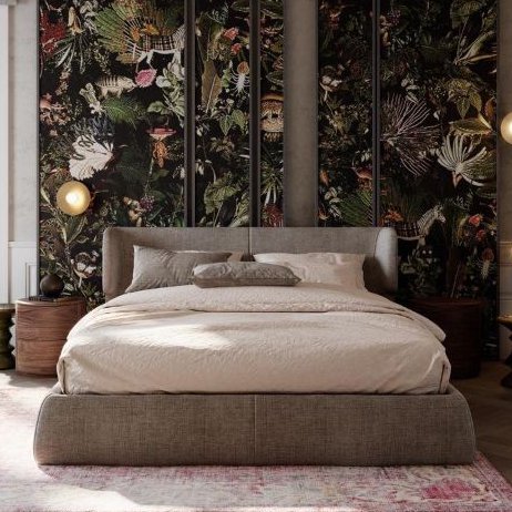 Bed, 160 cm, Beige - HB56