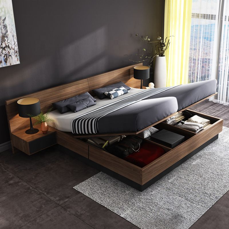 Bed, 160 cm, Wood - KM-EG129-110