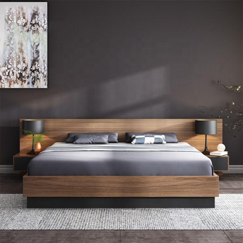 Bed, 160 cm, Wood - KM-EG129-110