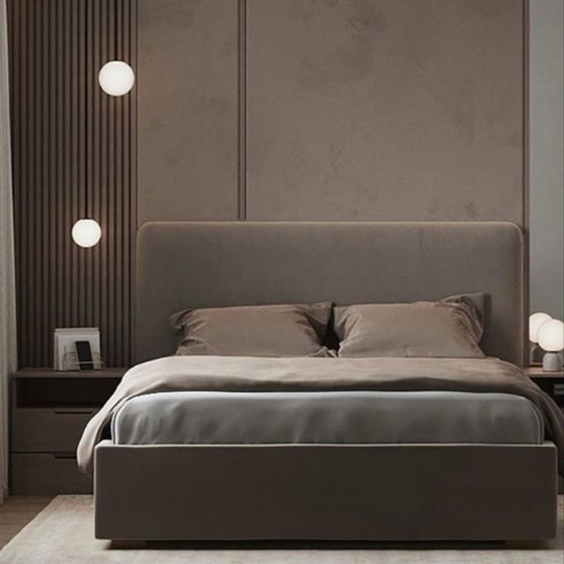 Bed, 160 cm, Grey - HB80