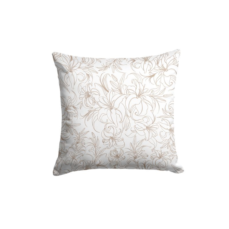 وسادة جيا، أبيض / بيج - AR45