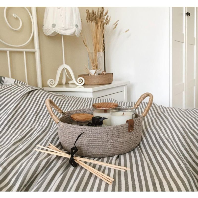 Storage Basket, Grey - B334