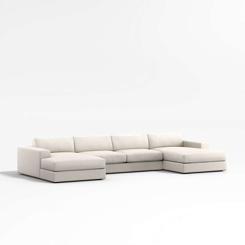 Oceanside U-Shaped Sofa, 400 cm, White - MH121