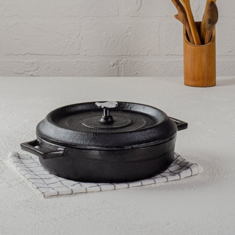 Cast Iron Dutch Oven Pot, 25 cm CST3 كيميت kemitt