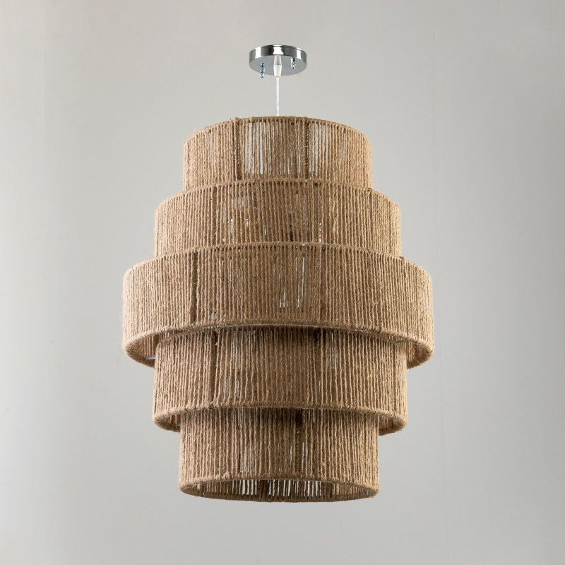 Ceiling Lamp, 70x50 cm, Beige - C039