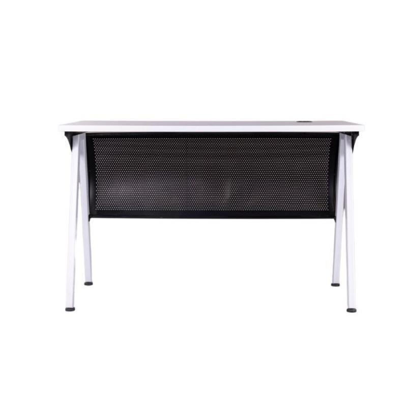 Modern Office Desk, Multiple Sizes, Black & Silver - KM-EG13-32