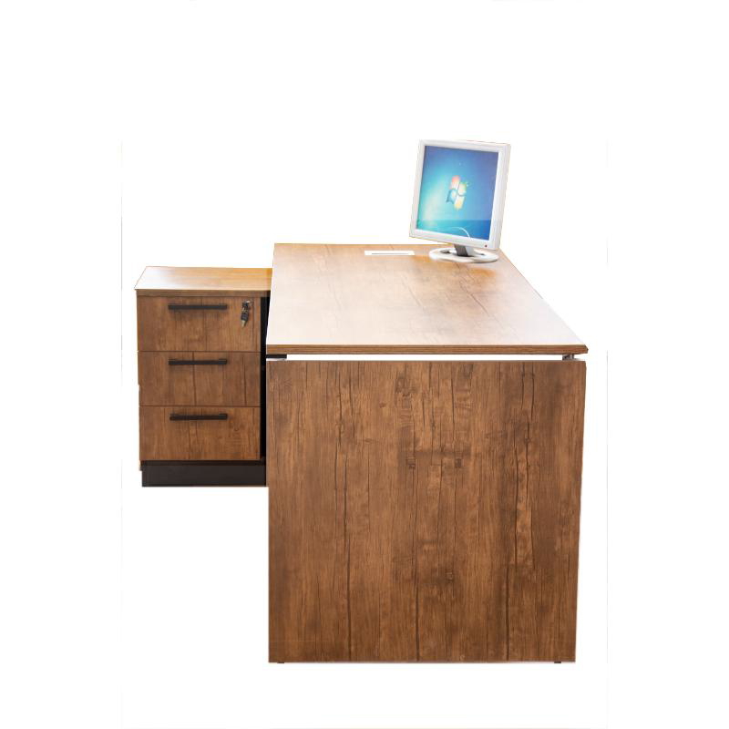 Aldo Office Desk, Multiple Sizes, Brown - KM-EG13-116