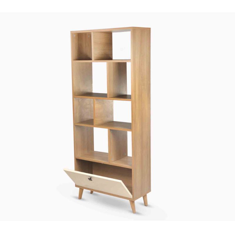 Bookcase, Beige - KM-EG13-130