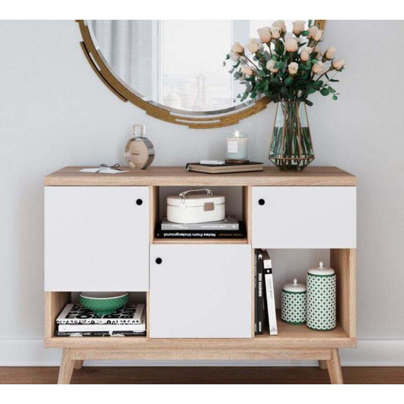 ركن قهوة، 120 سم، أبيض / بيج - KM-EG83-29