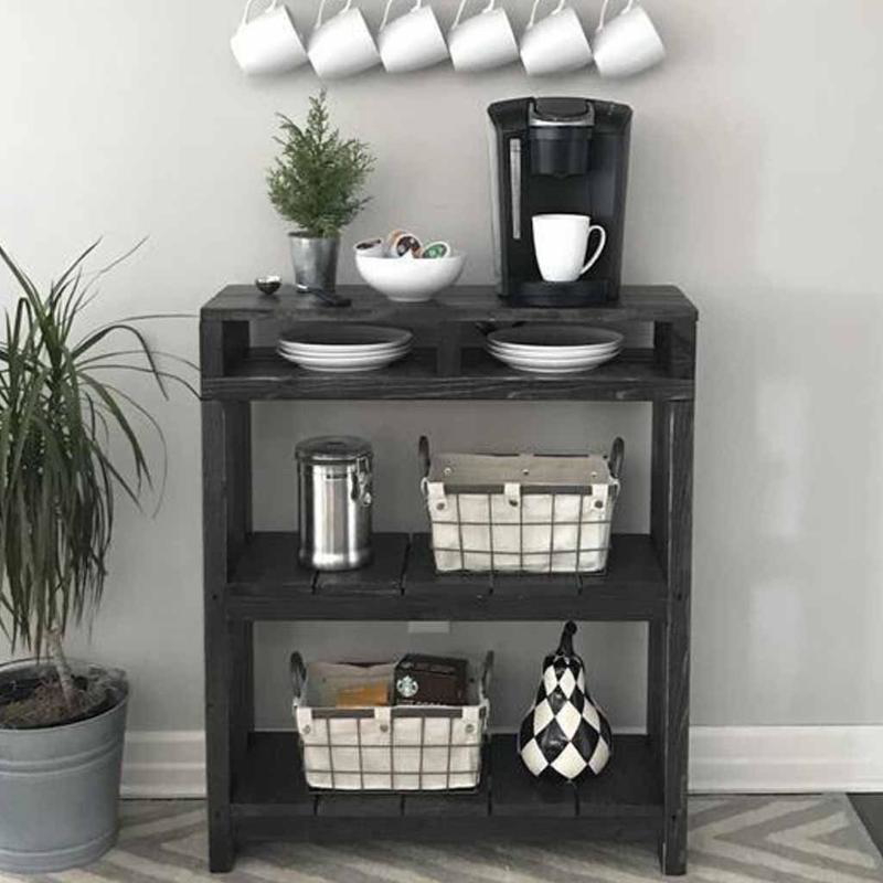 Coffee Corner, 80 cm, Black - KM-EG83-65
