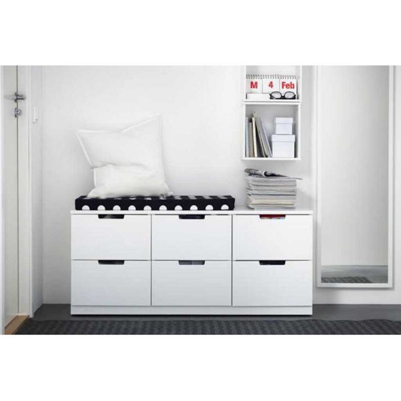 Drawer Unit, 120 cm, White - KM-EG83-45