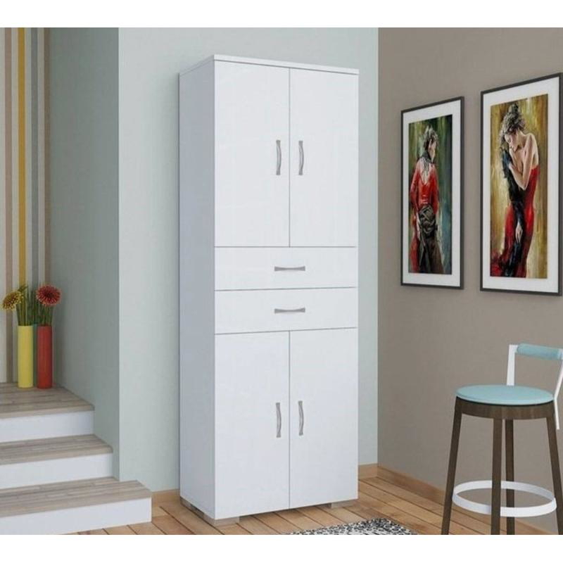 Wardrobe, 60 cm, White - KM-EG83-7