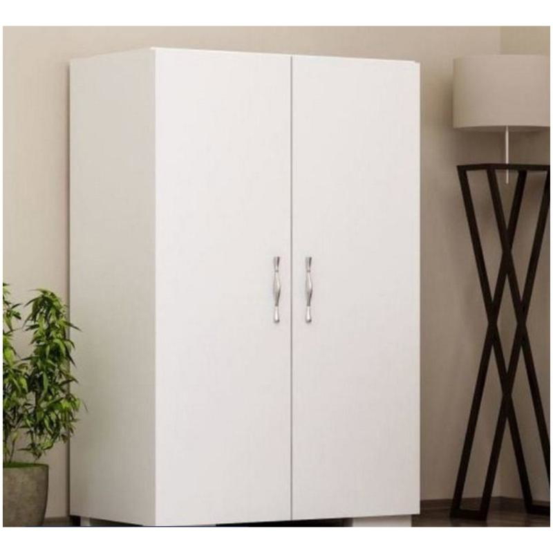 Wardrobe, 90 cm, White - KM-EG83-21